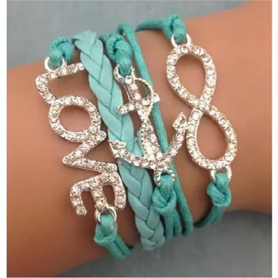 Zapestnica mint Love Anchor